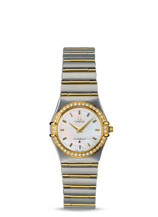 Omega - 1277.70.00  Constellation Quartz 25.5 '95 Stainless Steel / Yellow Gold / Diamond / MOP