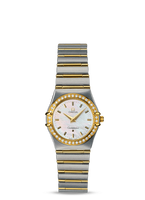 Omega Constellation Quadra Quartz 19.3 Yellow Gold / MOP (1277.70.00)