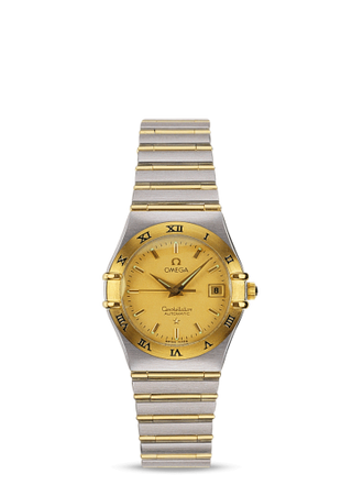 Omega - 1292.10.00  Constellation Automatic 27.5 '95 Stainless Steel / Yellow Gold / Champagne