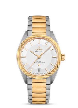 Omega - 130.20.39.21.02.001  Globemaster Stainless Steel / Yellow Gold / Silver / Bracelet