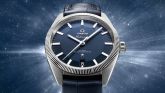 Omega - 130.33.39.21.03.001  Globemaster Stainless Steel / Blue / Leather