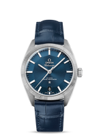 Omega Globemaster Stainless Steel / Sedna Gold / Blue / Bracelet (130.33.39.21.03.001)