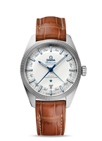 Omega Globemaster Stainless Steel / Blue / Leather (130.33.41.22.02.001)