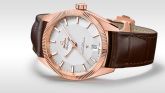 Omega - 130.53.39.21.02.001  Globemaster Sedna Gold / Silver / Leather