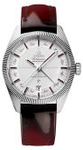 Omega - 130.93.41.22.99.001  Globemaster Annual Calendar Platinum / Silver / Burgundy