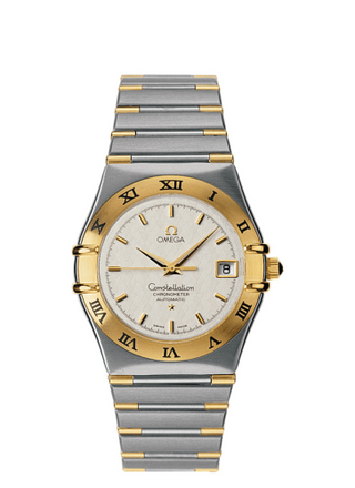 Omega - 1302.30.00  Constellation Automatic 35.5 Stainless Steel / Yellow Gold / Silver