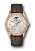 Jaeger-LeCoultre - 1302501  Master Ultra Thin Perpetual Pink Gold - Diamond / Eggshell / Alligator