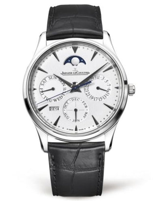 Jaeger-LeCoultre - 1303520  Master Ultra Thin Perpetual White Gold / Silver / Alligator