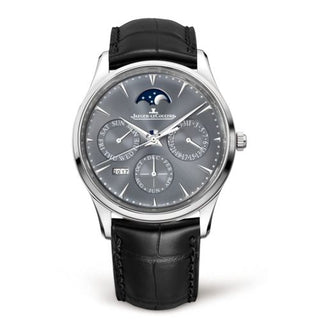 Jaeger-LeCoultre - 130354J  Master Ultra Thin Perpetual White Gold / Grey / Alligator