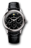 Jaeger-LeCoultre - 1308470  Master Ultra Thin Perpetual Stainless Steel / Black / Alligator