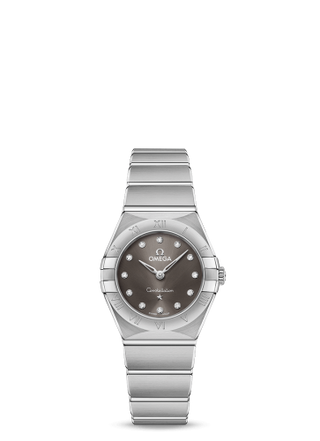 Omega - 131.10.25.60.56.001  Constellation Manhattan 25 Quartz Stainless Steel / Grey Diamond