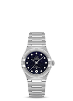 Omega Constellation Manhattan 28 Quartz Stainless Steel / Silver Silk-Diamond / Diamond (131.10.29.20.53.001)