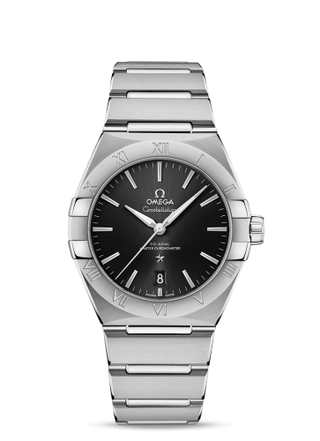 Omega - 131.10.39.20.01.001  Constellation Master Chronometer 39 Stainless Steel / Black / Bracelet