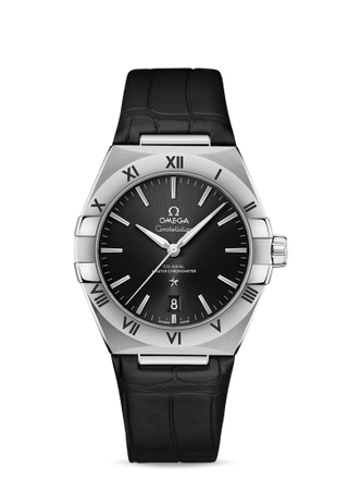 Omega - 131.13.39.20.01.001  Constellation Master Chronometer 39 Stainless Steel / Black / Alligator