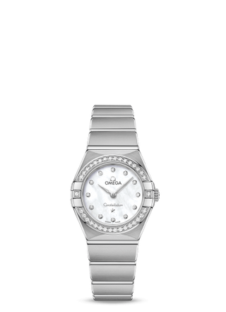 Omega - 131.15.25.60.55.001  Constellation Manhattan 25 Quartz Stainless Steel / MOP / Diamond