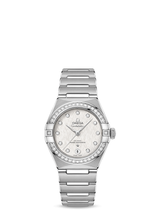 Omega - 131.15.29.20.52.001  Constellation Manhattan 29 Co-Axial Master Chronometer Stainless Steel / Silk Diamond / Diamond