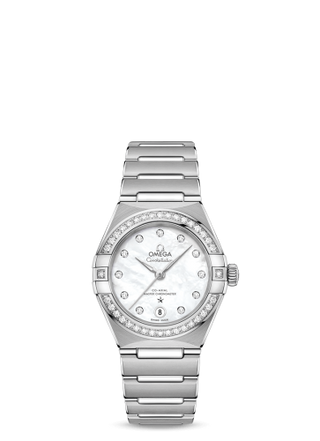 Omega - 131.15.29.20.55.001  Constellation Manhattan 29 Co-Axial Master Chronometer Stainless Steel / MOP / Diamond