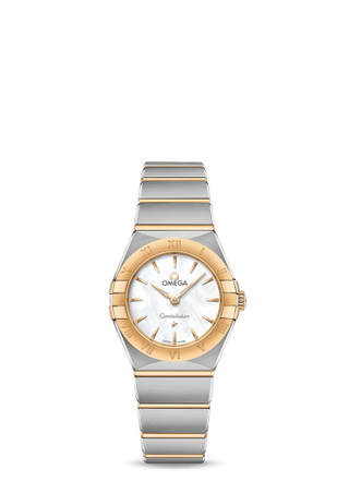 Omega - 131.20.25.60.05.002  Constellation Manhattan 25 Quartz Stainless Steel / Yellow Gold / MOP