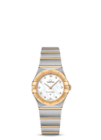 Omega Constellation Manhattan 25 Quartz Stainless Steel / Yellow Gold / Champagne - Diamond / Diamond (131.20.25.60.55.002)