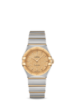 Omega Constellation Manhattan 28 Quartz Stainless Steel / Yellow Gold / Champagne Diamond (131.20.28.60.08.001)