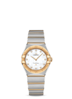 Omega Constellation Manhattan 28 Quartz Stainless Steel / Yellow Gold / MOP (131.20.28.60.55.002)