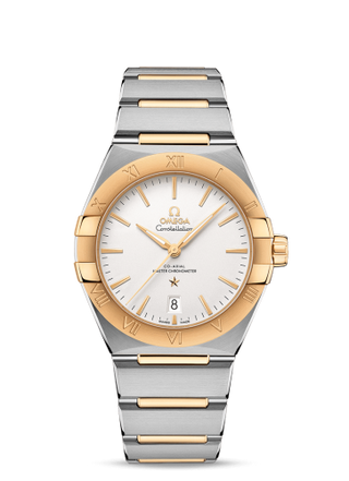 Omega - 131.20.39.20.02.002  Constellation Master Chronometer 39 Stainless Steel / Yellow Gold / Silver / Bracelet