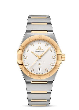 Omega - 131.20.39.20.52.002  Constellation Master Chronometer 39 Stainless Steel / Yellow Gold / Silver / Bracelet