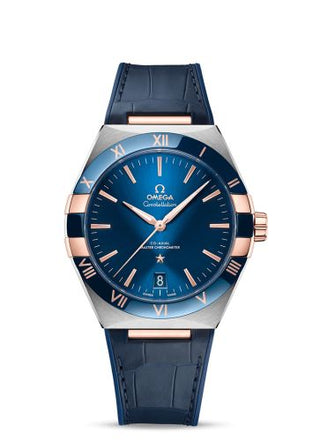 Omega - 131.23.41.21.03.001  Constellation Master Chronometer 41 Stainless Steel / Sedna Gold / Ceramic / Blue