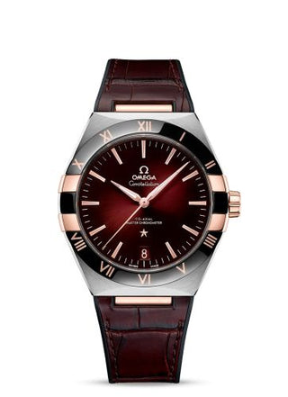 Omega - 131.23.41.21.11.001  Constellation Master Chronometer 41 Stainless Steel / Sedna Gold / Ceramic / Red