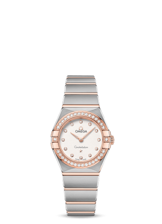 Omega - 131.25.25.60.52.001  Constellation Manhattan 25 Quartz Stainless Steel / Sedna Gold / Silver Diamond / Diamond