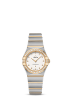 Omega Constellation Manhattan 25 Quartz Stainless Steel / Yellow Gold / Aventurine / Diamond (131.25.25.60.52.002)