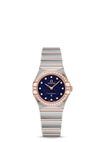 Omega Constellation Manhattan 28 Quartz Stainless Steel / Yellow Gold / Champagne-Diamond / Diamond (131.25.25.60.53.002)