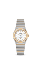 Omega Constellation Manhattan 25 Quartz Sedna Gold / MOP (131.25.25.60.55.002)