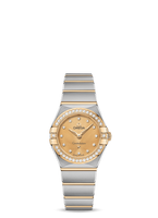 Omega Constellation Manhattan 25 Quartz Sedna Gold / MOP / Diamond (131.25.25.60.58.001)