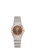 Omega Constellation Manhattan 25 Quartz Stainless Steel / Sedna Gold / Brown (131.25.25.60.63.001)