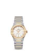 Omega Constellation Manhattan 29 Co-Axial Master Chronometer Sedna Gold / Blue  (131.25.29.20.52.002)