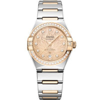 Omega Constellation Manhattan 29 Co-Axial Master Chronometer Stainless Steel - Sedna Gold - Diamond / Canopus Supernova / Alligator (131.25.29.20.58.002)