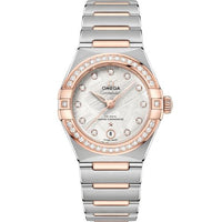 Omega Constellation Manhattan 28 Quartz Yellow Gold - Diamond / Moonshine Meteorite (131.25.29.20.99.001)