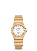 Omega Constellation Manhattan 28 Quartz Stainless Steel / Yellow Gold / MOP / Diamond (131.50.28.60.55.002)