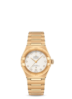 Omega Constellation Manhattan 29 Co-Axial Master Chronometer Stainless Steel / Yellow Gold / MOP / Diamond (131.50.29.20.52.002)