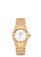 Omega Constellation Manhattan 29 Co-Axial Master Chronometer Yellow Gold / Silver (131.50.29.20.55.002)