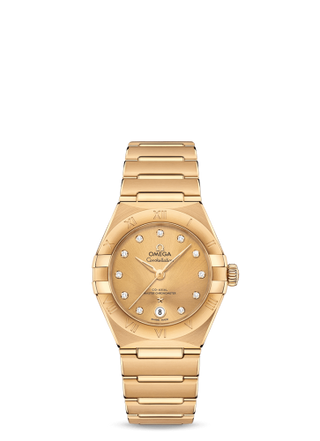 Omega - 131.50.29.20.58.001  Constellation Manhattan 29 Co-Axial Master Chronometer Yellow Gold / Champagne