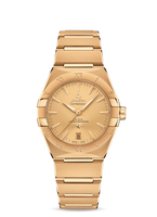 Omega Constellation Master Chronometer Small Seconds 34 Stainless Steel / Sedna Gold / Brown - Diamond (131.50.36.20.08.001)