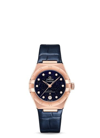 Omega - 131.53.29.20.53.003  Constellation Manhattan 29 Co-Axial Master Chronometer Sedna Gold / Aventurine