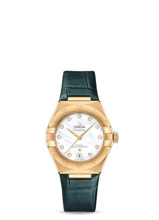 Omega - 131.53.29.20.55.001  Constellation Manhattan 29 Co-Axial Master Chronometer Yellow Gold / MOP