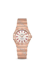 Omega Constellation Manhattan 28 Quartz Sedna Gold / MOP - Sapphire / Diamond (131.55.28.60.99.003)