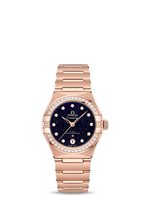 Omega Constellation Manhattan 28 Quartz Sedna Gold / MOP - Emerald / Diamond (131.55.29.20.53.003)