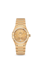 Omega Constellation Manhattan 29 Co-Axial Master Chronometer Yellow Gold / Silver /Diamond (131.55.29.20.58.001)