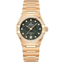 Omega Constellation Manhattan 28 Quartz Stainless Steel - Sedna Gold - Diamond / Ice Blue Meteorite (131.55.29.20.99.005)