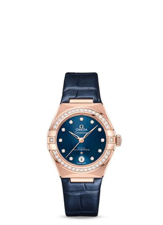 Omega - 131.58.29.20.53.002  Constellation Manhattan 29 Co-Axial Master Chronometer Sedna Gold / Diamond / Blue - Diamond